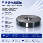 不锈钢分条压轮|压轮|陶瓷压轮|喷瓷压轮|压轮喷涂|