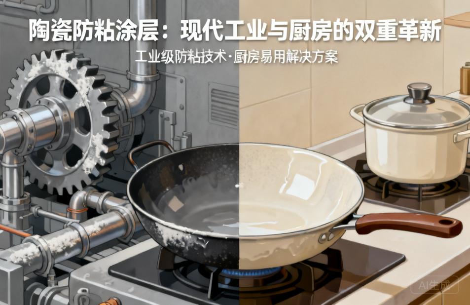 陶瓷防粘涂层|现代工业与厨房的双重革新