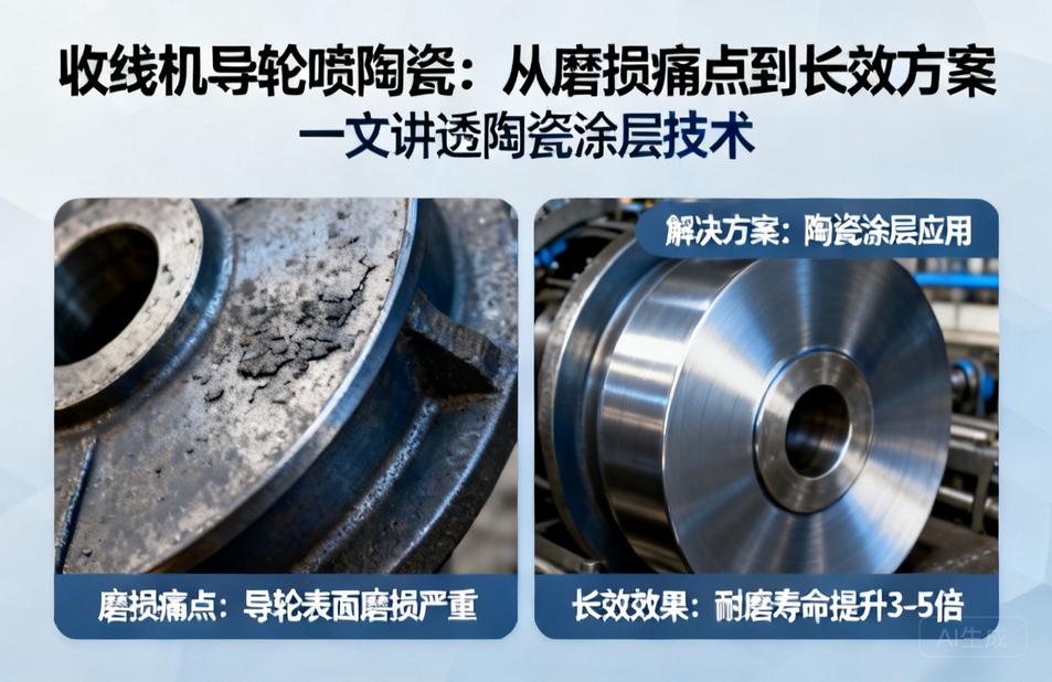 收线机导轮喷陶瓷|从磨损痛点 to 长效方案,一文讲透陶瓷涂层技术
