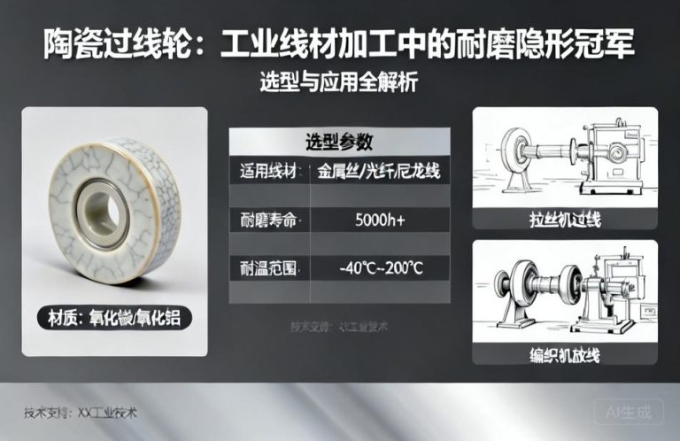 陶瓷过线轮|工业线材加工中的耐磨隐形冠军，选型与应用全解析