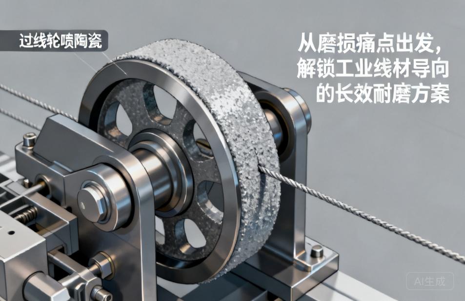 过线轮喷陶瓷|从磨损痛点出发,解锁工业线材导向的长效耐磨方案