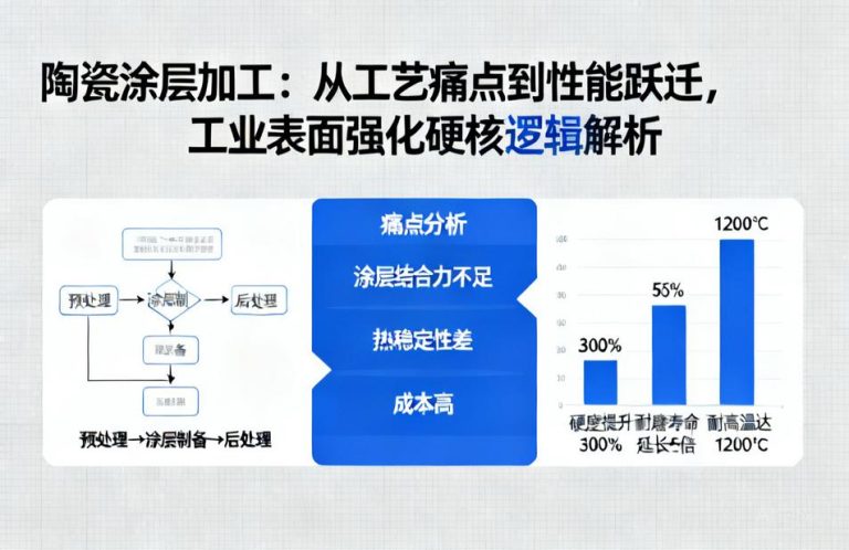 陶瓷涂层加工|从工艺痛点到性能跃迁，一篇讲透工业表面强化的硬核逻辑