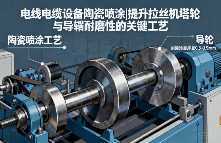 电线电缆设备陶瓷喷涂|提升拉丝机塔轮与导辊耐磨性的关键工艺