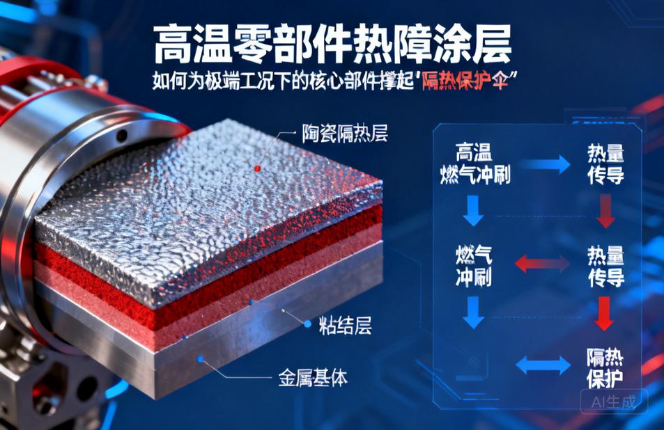 高温零部件热障涂层|如何为极端工况下的核心部件撑起“隔热保护伞”