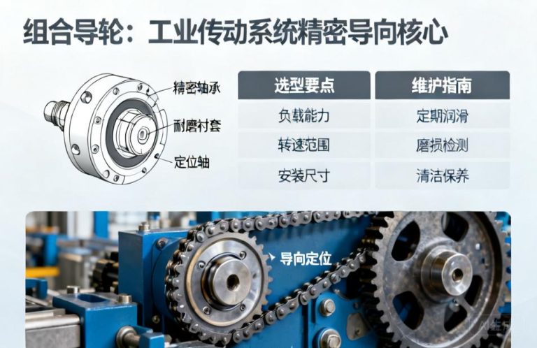 组合导轮|工业传动系统中的精密导向核心与选型维护全解析
