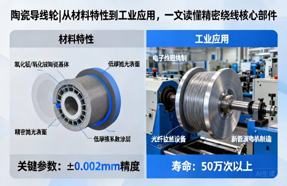 陶瓷导线轮|从材料特性到工业应用，一文读懂精密绕线核心部件
